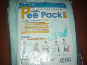 介護用　ポータブルトイレ専用　排泄物処理袋　１６枚分　ピーパックツー　Pee Pack2 　