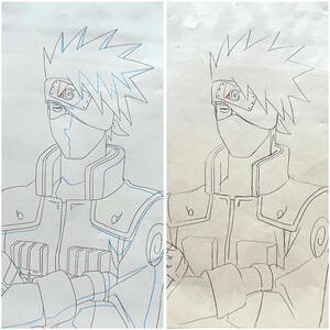 NARUTO　ナルト　はたけカカシ　原画　動画　セル画　Genga Cel