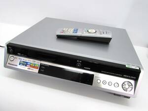 動作品 Panasonic パナソニック HDD/DVD/VHS ダビングデッキ ハイビジョンレコーダー DMR-EX200V リモコン付き