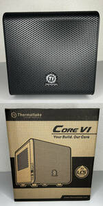 Thermaltake Core V1 ブラック Mini-ITX キューブ PCケース CS4872 CA-1B8-00S1WN-00