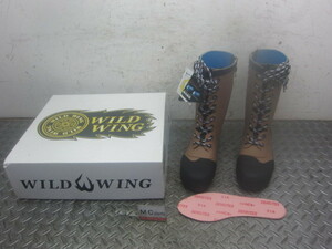 【即決】WILDWINNG　フラミンゴ　23.5cm～24.0　完全防水長靴　ベージュ　WILDWING長靴