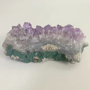 石 原石 天然石 パワーストーン アメジスト 紫水晶 水晶 置物 重量 約360g