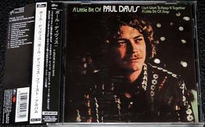 ポール・ディヴィス A Little Bit Of PAUL DAVIS 幻1st作AOR名盤