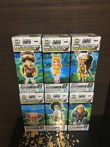 即決 ワンピース 劇場版 ONE PIECE STAMPEDE ワールドコレクタブルフィギュア vol.1 全6種 新品未開封 美品 数2