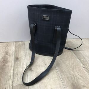 G573☆送料無料☆BURBERRY/バーバリー トートバッグ バケツバッグ 