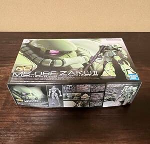 バンダイ ガンダム プラモデル ZAKUⅡ ガンプラ RG 量産型ザク MS-06F 袋未開封品　機動戦士ガンダム 2023年購入