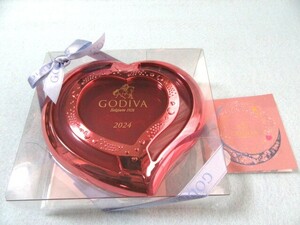 即決 GODIVA ゴディバ フォーチュンショコラ キープセイク 2024 ピンクのハート形ケース　小物入れ