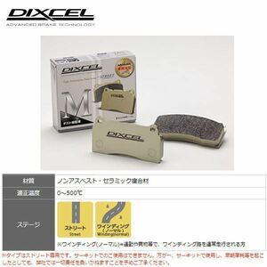 フロント ブレーキパッド M ストリート用 ダスト超低減 CEFIRO セフィーロ A31 CA31 LA31 LCA31 ディクセル/DEXCEL M-321232