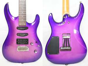 ★Aria Pro II★MAGNA MAC-75 Purple Sunburst 90年代 アリアプロ Duncan Design SSHピックアップ搭載★