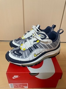 【1000円スタート】NIKE AIR MAX 98 640744-105　エア マックス 98 ツアーイエロー 28cm US10