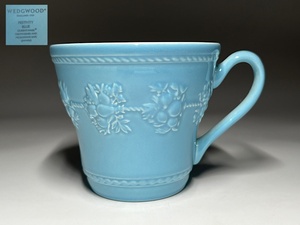 【瑞】ウェッジウッドWEDGWOOD FESTIVITY　BLUEマグカップ