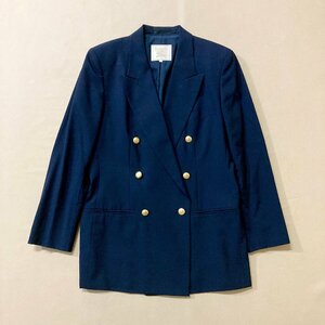 ★美品 vintage Burberrys ヴィンテージ バーバリーズ ダブルブレザー レディース サイズ 9 ネイビー アウター ジャケット 0.5kg★