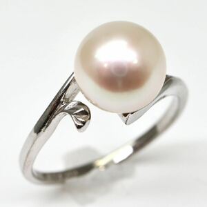 MIKIMOTO(ミキモト)◆K14 アコヤ本真珠リング◆M● 約2.3g 約10号 パール pearl ring指輪 jewelry DI6/EA2