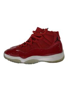 NIKE◆AIR JORDAN 11 RETRO/エアジョーダンレトロ/レッド/378037-623/27cm/RED