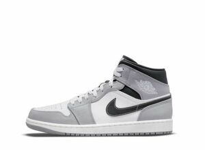 Nike GS Air Jordan 1 Mid "Grey-White/Anthracite" 23cm 554725-078