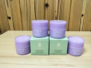 ★未使用　CLINIQUE　クリニック　テイクザ・デイオフ　クレンジングバーム　ミニクレンジングオイル　まとめて4個★