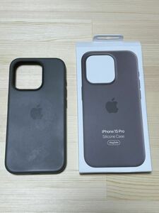Apple iPhone 15 Pro MagSafe対応 シリコーンケース クレイ 純正品
