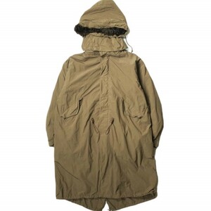 ATON エイトン AIR VENTILE FISHTAIL COAT フィッシュテールモッズコート CMAGYW0901 04(M) ブラウン M-51 ウールライナー付き g14931