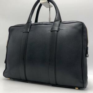 ［入手困難・極上品］トムフォード　TOMFORD バックリー　BUCKLEY グレインカーフレザー　 ビジネスバッグ　ブリーフケース　ハンドバッグ