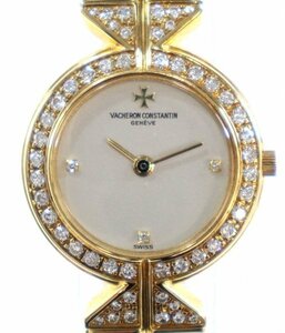 ◆ 稼働品 VACHERON CONSTANTIN / ヴァシュロン・コンスタンタン 総重量：64.6ｇ 27532/PB ダイヤ K18 QZ ゴールド ドレスウォッチ 140232