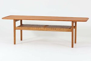 Hans J.Wegner(ハンス・J・ウェグナー)　センターテーブル　AT10　160cm　チーク×オーク材　北欧家具ビンテージ