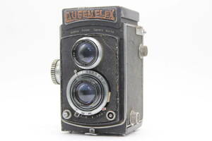 【訳あり品】 日本光研 Queenflex H.C Lichter 7.5cm F3.5 二眼カメラ C4154