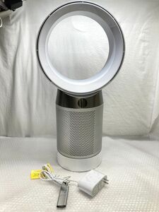 08【D03】◆中古◆ Dyson ダイソン Pure Cool ピュア クール 空気清浄 テーブルファン ホワイト／シルバー DP04 WS N 扇風機