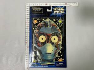 スターウォーズグッズ 当時物 おもちゃ Star Wars Episode 1 Illuminations Glow-in-the-dark C-3PO Action Wall Scene