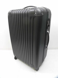 浜松市出品 スーツケース 大型 98L 4輪 TSAロック 軽量 4.6kg 黒 ブラック ABS樹脂 74ｘ51ｘ30cm キャリーバッグ キャリーケース バッグ