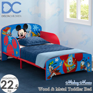 デルタ 子供用ベッド メタルウッド ディズニー ミッキーマウス 子ども用 トドラーベッド 木製 キッズ 幼児 子供部屋 DELTA BB81517MM