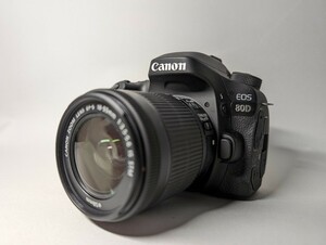 【動作確認済】Canon EOS 80D 一眼レフカメラ EF-S18−55mm