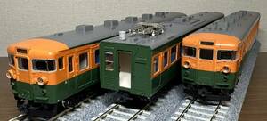 【未使用】KATO 3-507 165系 急行形電車 低屋根 3両セット