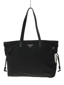 PRADA◆PRADA プラダ トートバッグ/ナイロン/BLK/VELA BORSA