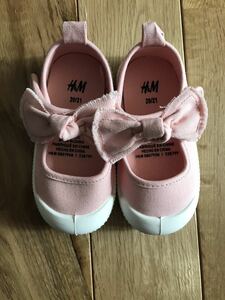 新品 H&M ベビー 女の子 シューズ 靴 ピンク 13.0センチ パンプス
