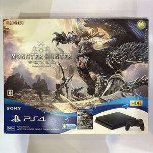 MONSTAR HUNTER WORLD 500GB CUH-2100A playstation4 プレイステーション４　中古