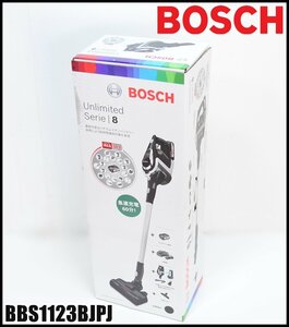  稀少未使用品●ボッシュ/BOSCH 18V コードレスクリーナー Unlimited (アンリミテッド) Serie 8 (ブラック・2.5Ahバッテリー・充電器付き)