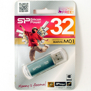 USBメモリ【32GB】USB3.0 シリコンパワー Marvel M01 Series アイシーブルー【即決】Silicon Power SP032GBUF3M01V1B★4712702622089 新品