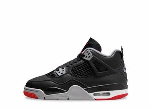 Nike GS Air Jordan 4 Retro "Bred Reimagined" 25cm FQ8213-006