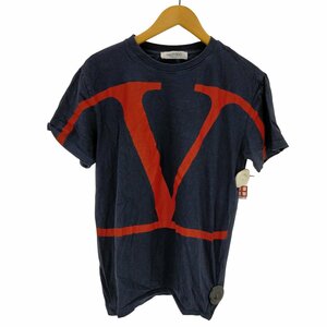Valentino(ヴァレンティノ) ロゴクルーネックTシャツ メンズ JPN：XS 中古 古着 0642