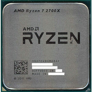 【中古】【ゆうパケット対応】AMD Ryzen 7 2700X YD270XBGM88AF 3.7GHz SocketAM4 [管理:1050011342]