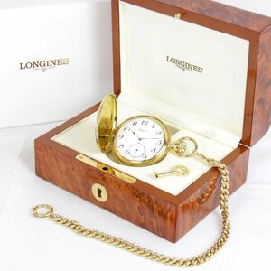 美品『USED』 LONGINES ロンジン 840.8021 懐中時計 ゴールド K18