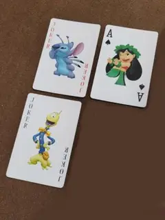 【値下げ】
ディズニー　リロ　&　スティッチ
トランプ　カード　３種