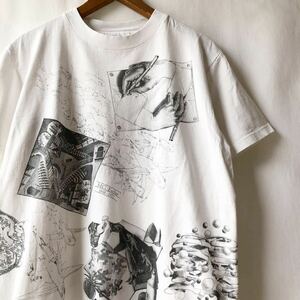 レア! 90s MC ESCHER マルチ Tシャツ L USA製 ビンテージ 90年代 MC エッシャー トリックアート 騙し絵 だまし絵 オリジナル ヴィンテージ