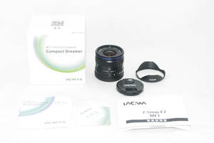 ★極美品★LAOWA ラオワ 7.5mm F2.0 C-Dreamer MFT マイクロフォーサーズ♪