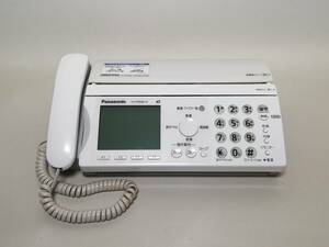 【FAX動作品】Panasonic 電話 ファックス FAX KX-PW606-W