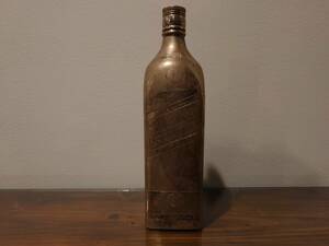 ■超希少■約100年前 シルバーボトル 銀 銀製品 空瓶 ブラックラベル 12 500 瓶 検索 ブルー ゴースト ポートエレン 免税店 ウイスキー