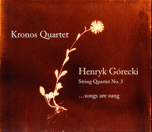 クロノス・クァルテット/Kronos Quartet - ヘンリク・グレツキ： 弦楽四重奏曲第3番　スリーヴケース付属　4枚同梱可能　c2B000MTFFLS
