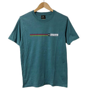 Paul Smith ポールスミス PS Tシャツ ロゴ プリント 半袖 S ブルー系 メンズ A20