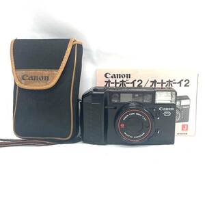 【5287】Canon キャノン Autoboy2 オートボーイ2 クオーツデイト コンパクトフィルムカメラ 38mm 1:.2.8 ケース、説明書付き 