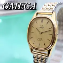 良品！OMEGA De Ville スクエア ゴールド クォーツ 腕時計 595